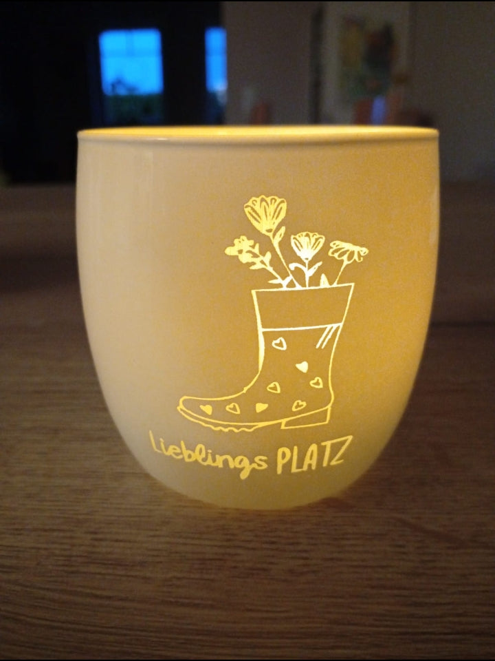 Windlicht Lieblingsplatz