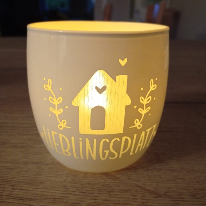 Windlicht ''Lieblingsplatz''