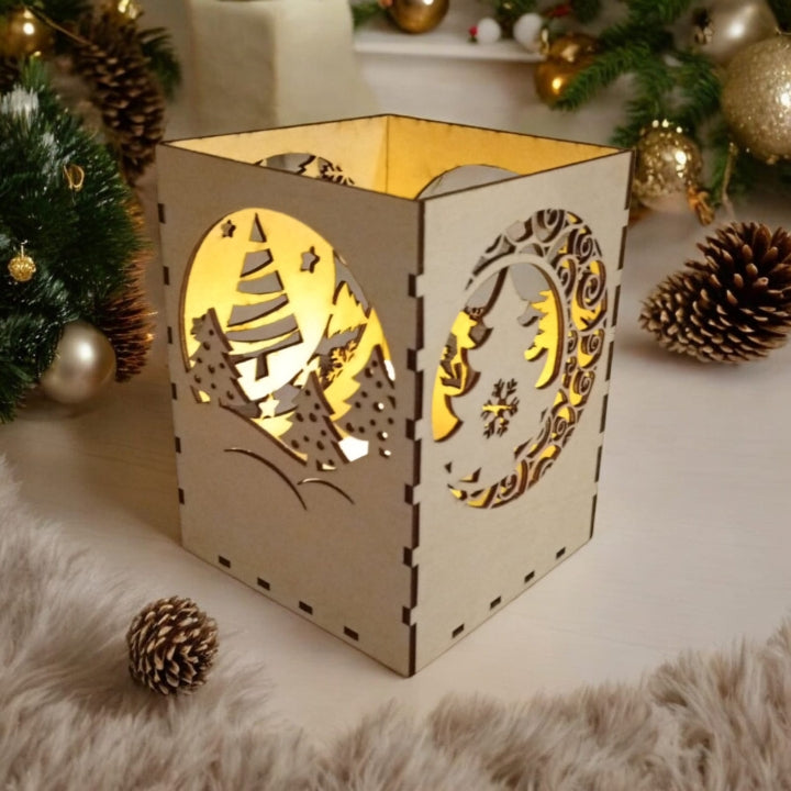 Tischlaterne Weihnachten