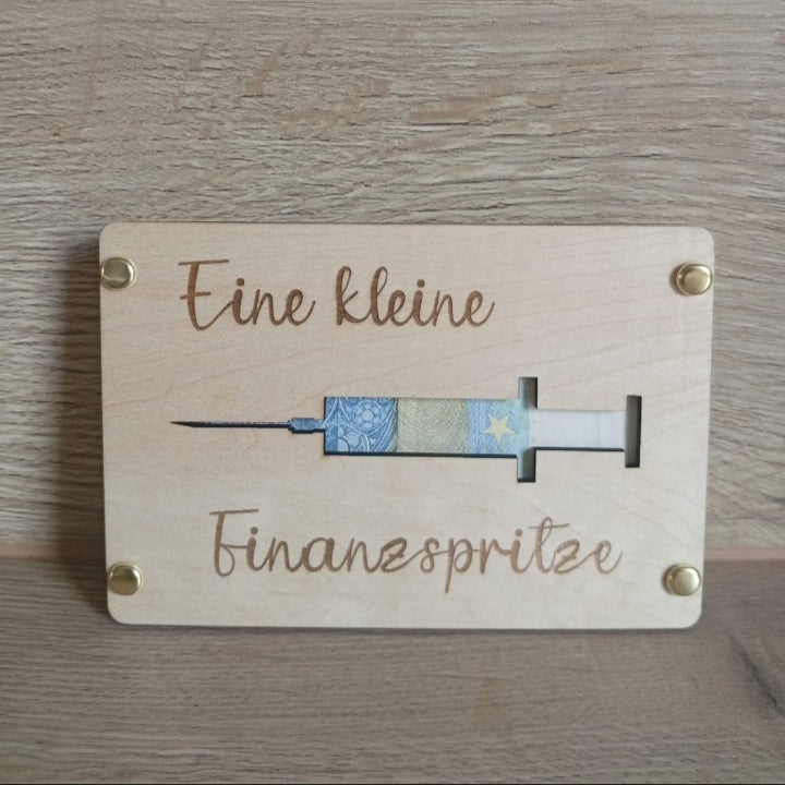 Geldkarte "Finanzspritze"