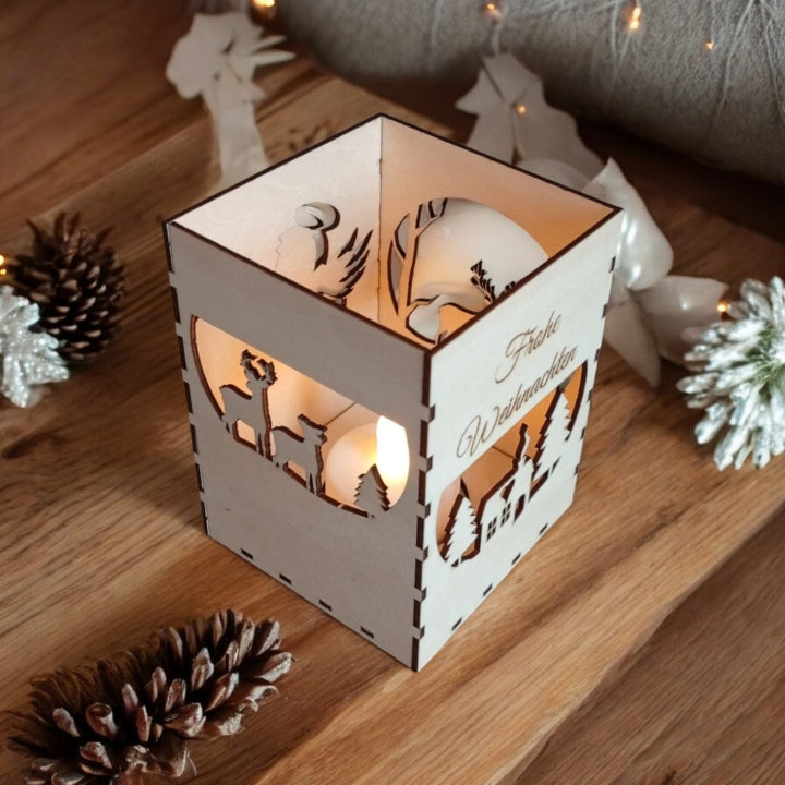 Tischlaterne Weihnachten