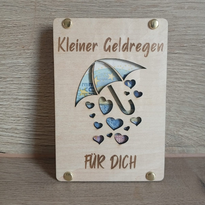 Geldkarte "Geldregen"