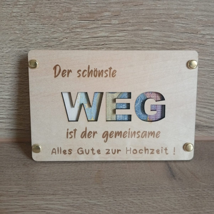 Geldkarte zur Hochzeit