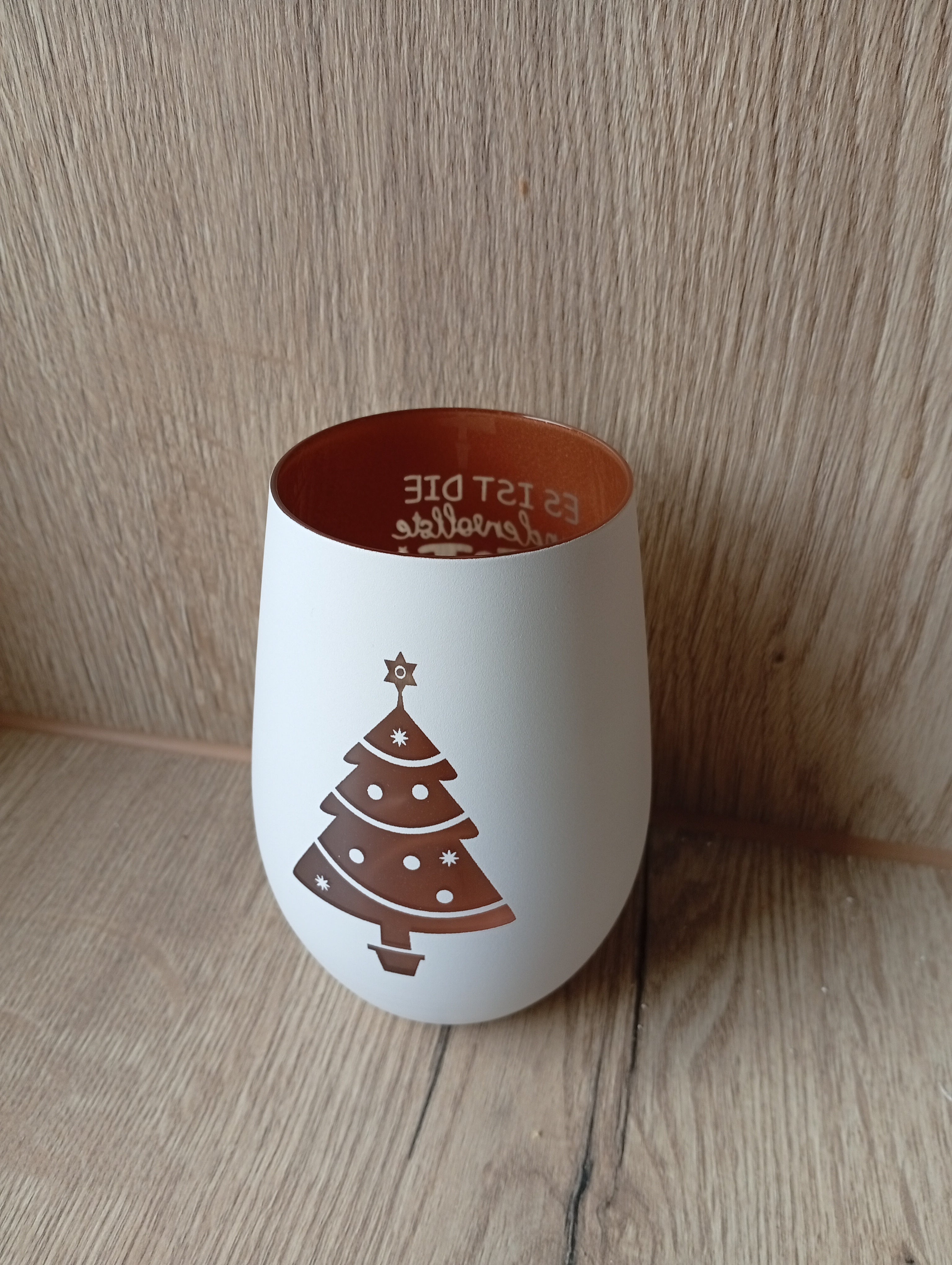 Windlicht "wundervollste Zeit im Jahr"