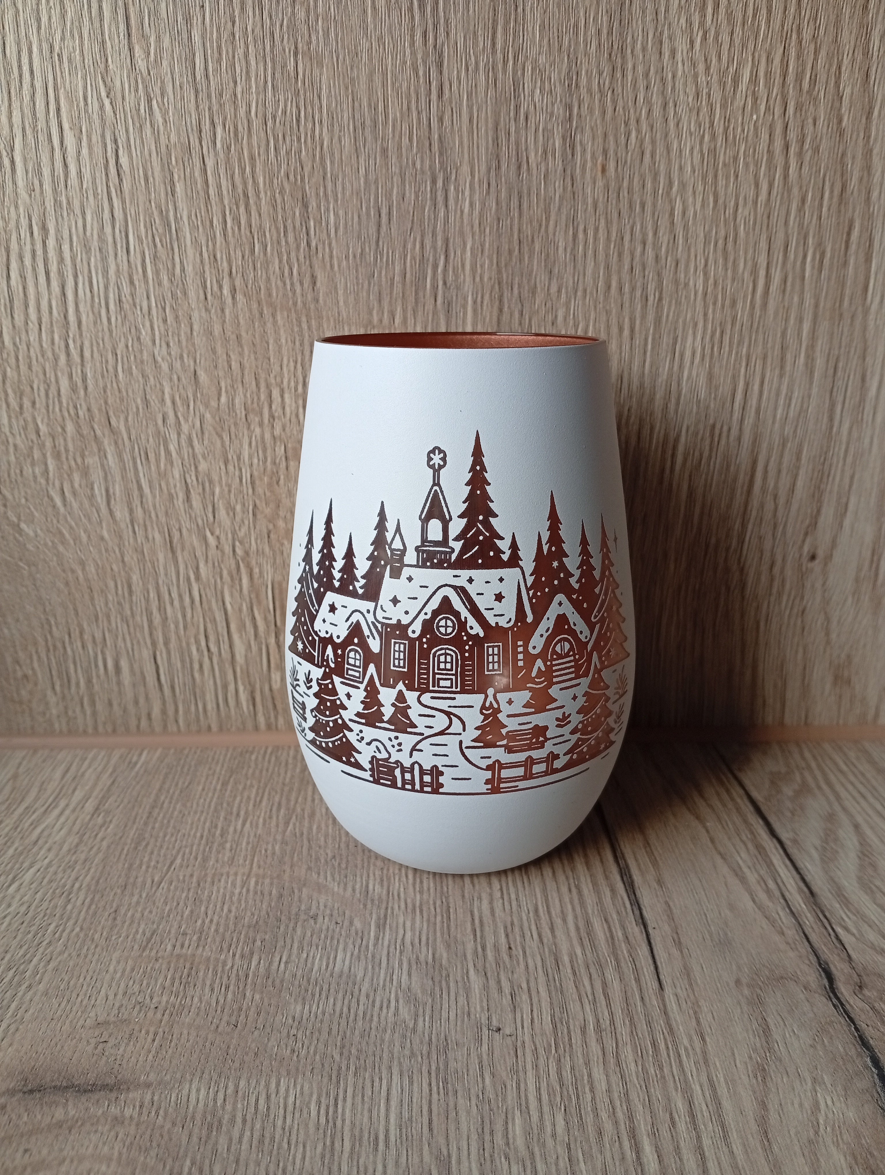 Windlicht "Winterlandschaft"