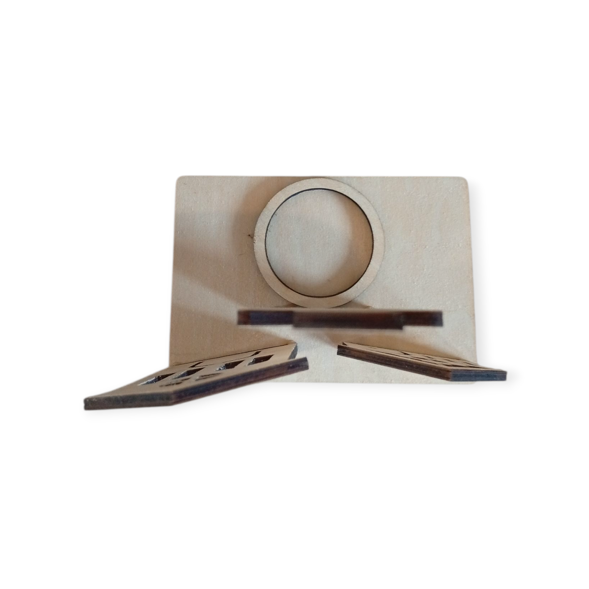 Teelichtstand Häuser, Kerze digitale Datei SVG, AI, LBRN2, DXF