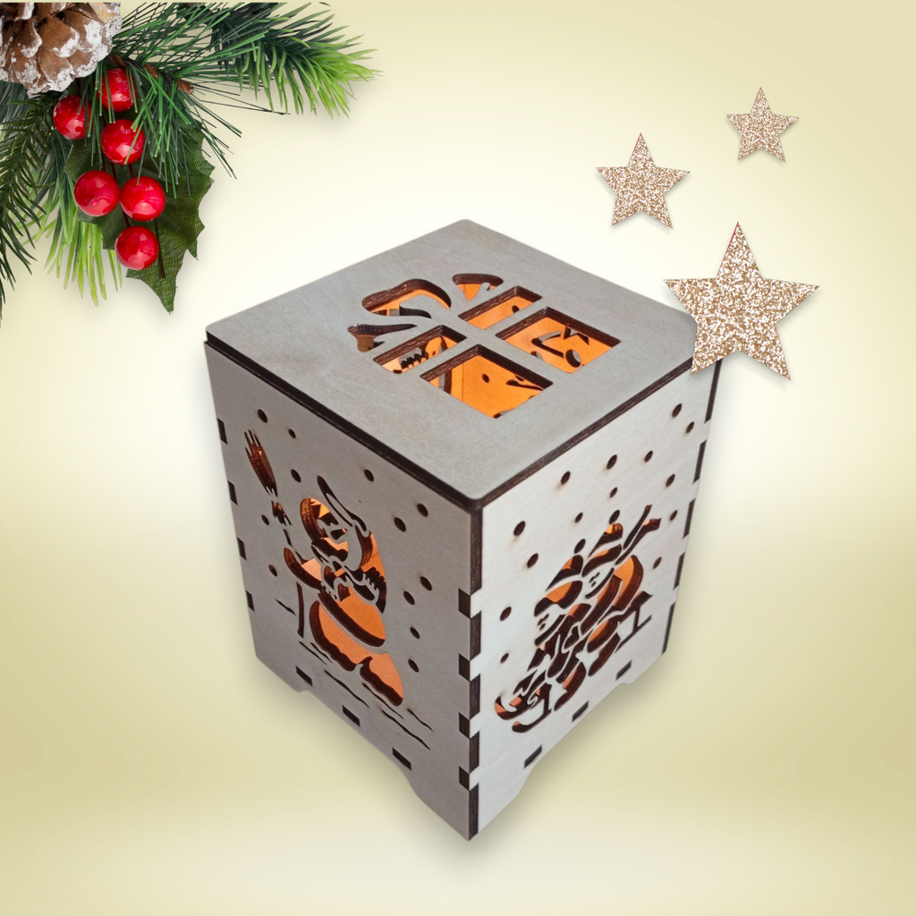 Tischlaterne mit Deckel