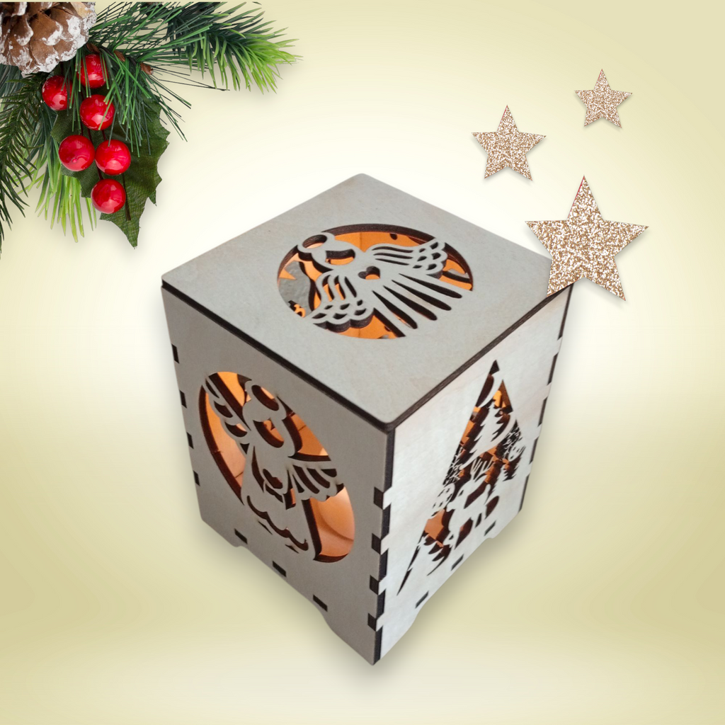 Tischlaterne mit Deckel