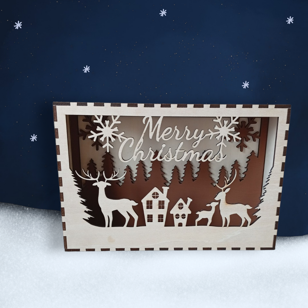 Winterliche Lichterbox