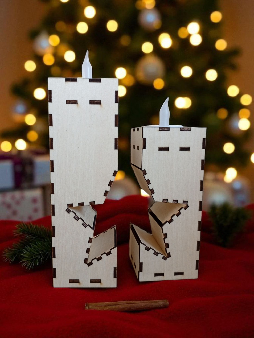 Teelichthalter Stern 2-teilig